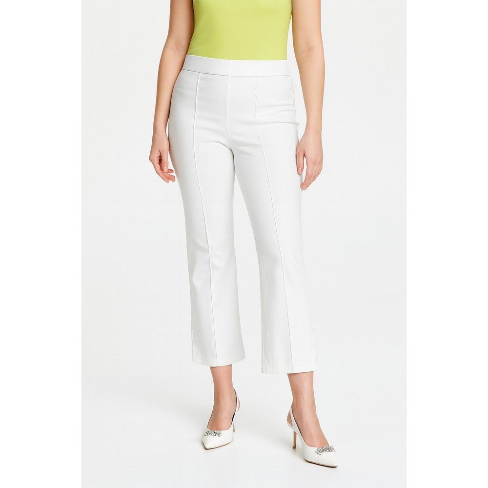 INC International Concepts Womens Flare Jeans Size 6 Crop High Rise White